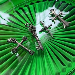 Sterling Silver Gothic Pendant Set (Includes James Avery piece!)